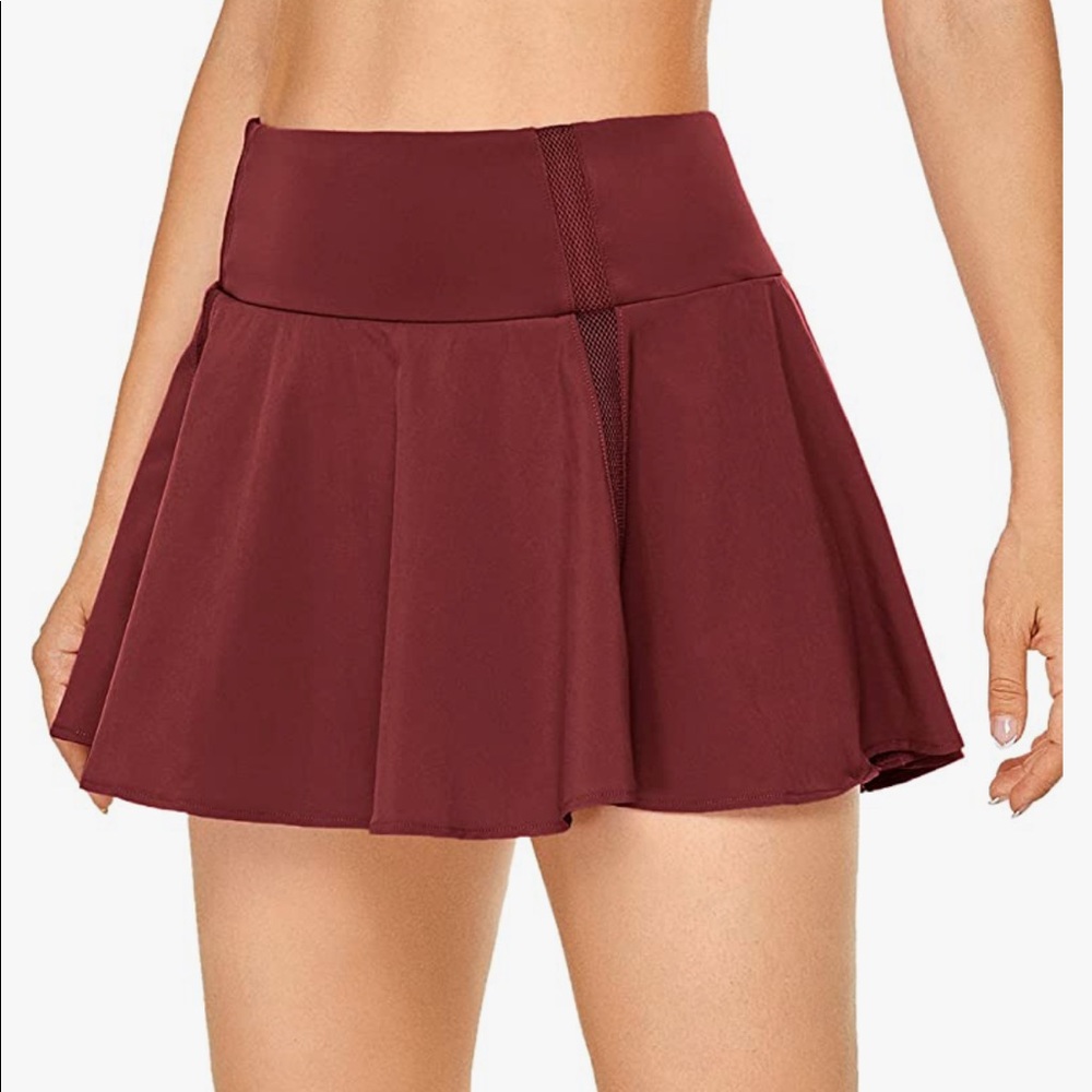 Women's Quick Dry High Waisted Pleated Sport Skort